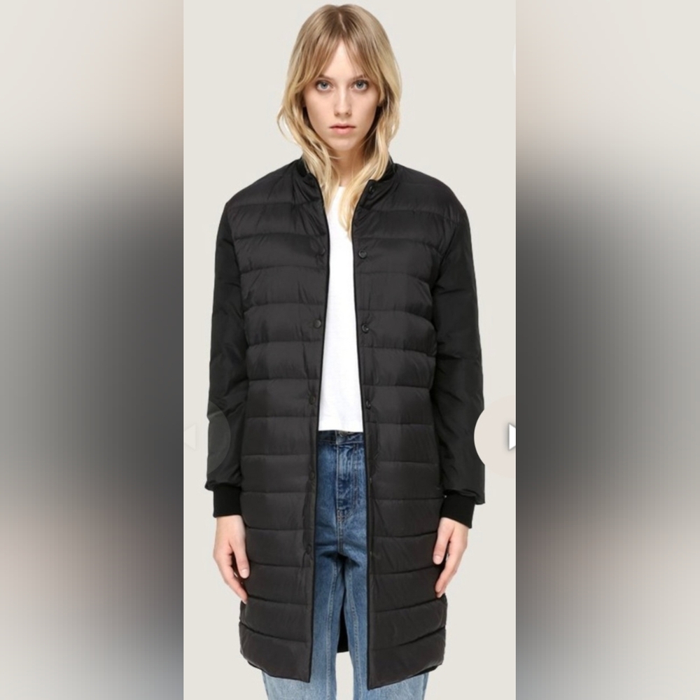 MACKAGE Women's Black Quilted Reversable Coat